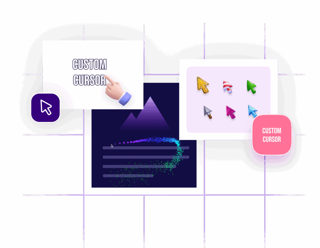 How to Show Creative Cursor Effects on Your Elementor Website? 4 custom cursor by Essential Addons