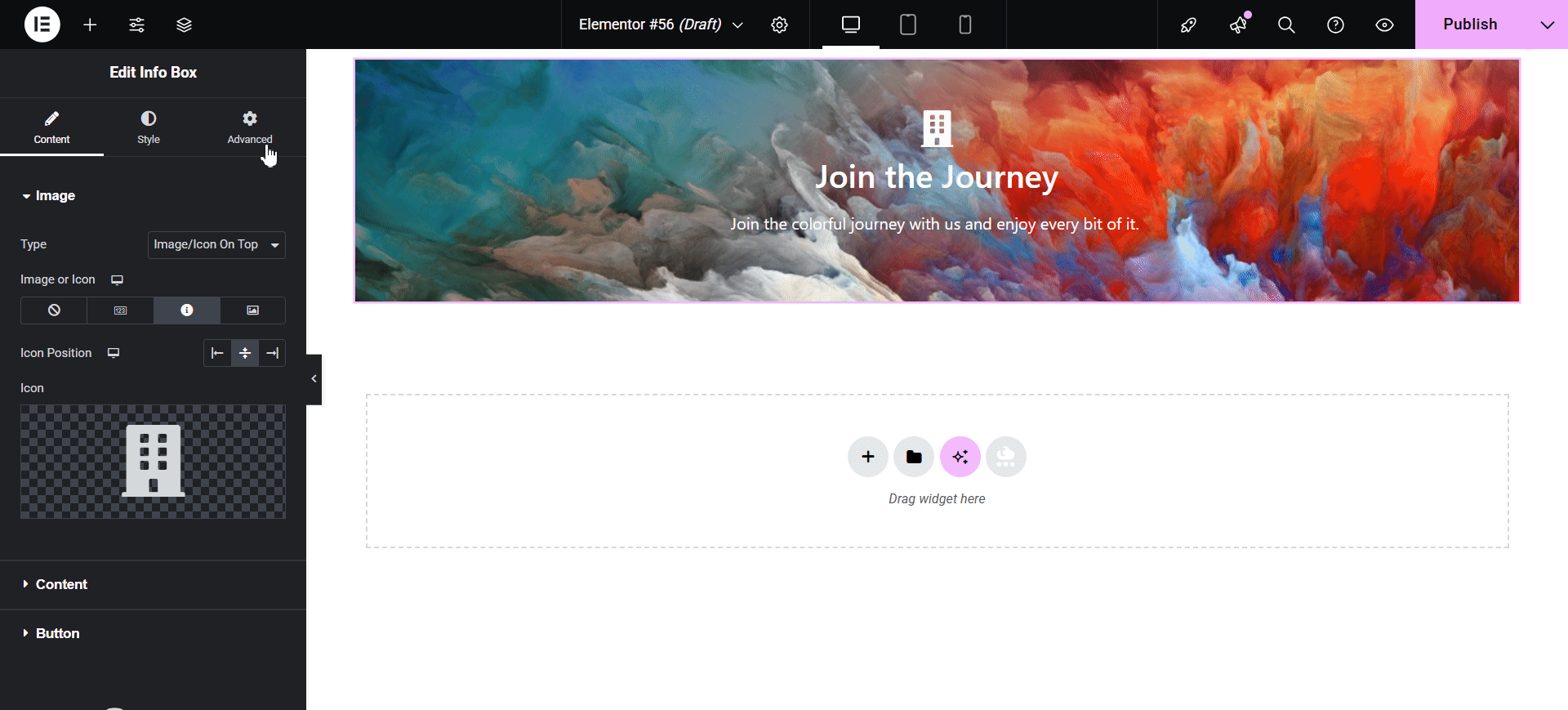Configure and create liquid glass effects