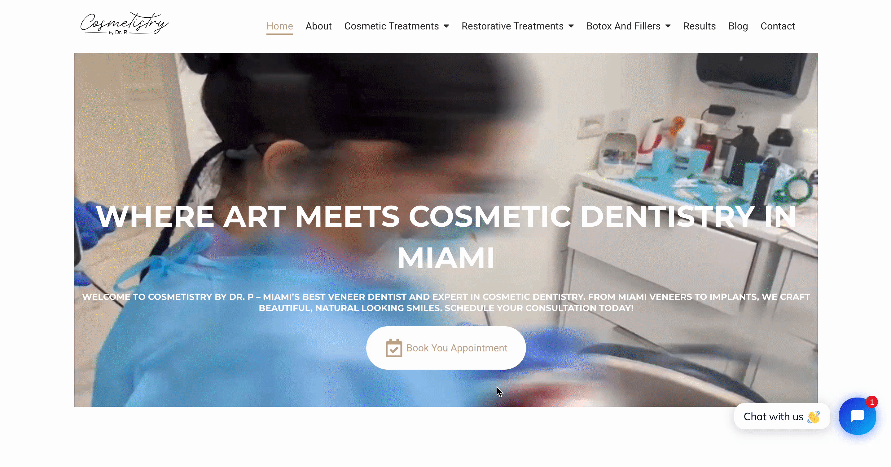 20+ Elementor Website Examples Built with Essential Addons 21 Cosmetistry by Dr. P - Dental Care