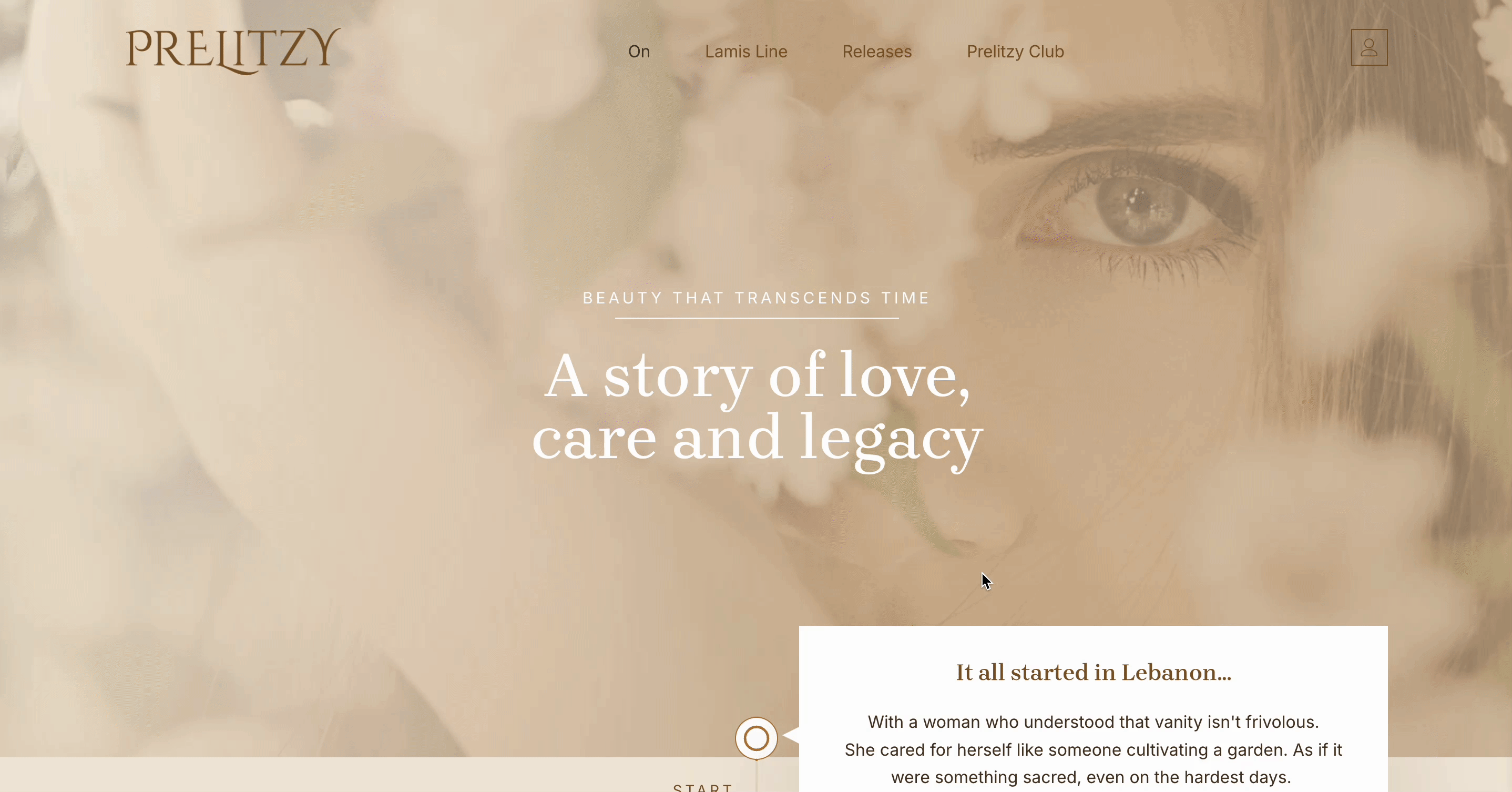 20+ Elementor Website Examples Built with Essential Addons 23 Prelitzy - Skin Care Website