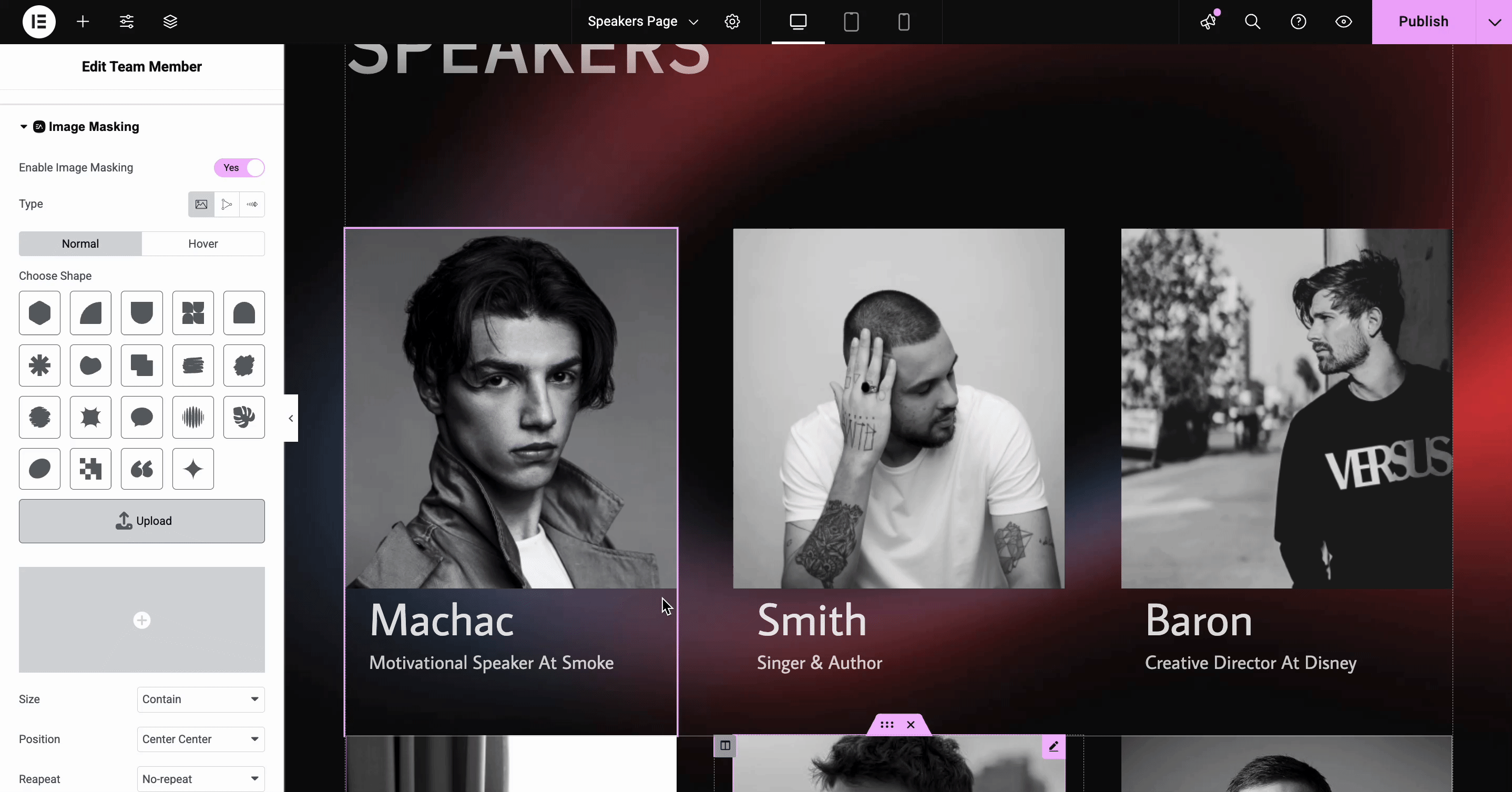 EA Image Masking And Morphing 4 Choose from hover