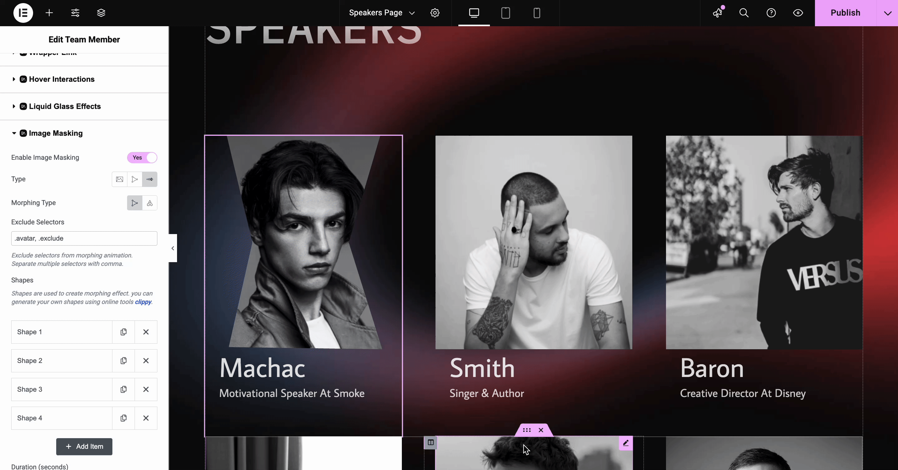 EA Image Masking And Morphing 6 How to configure EA Image Morphing