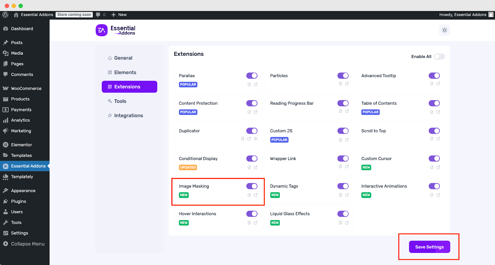 How to Mask And Morph Images in Elementor Website? 6 Activate Image Masking
