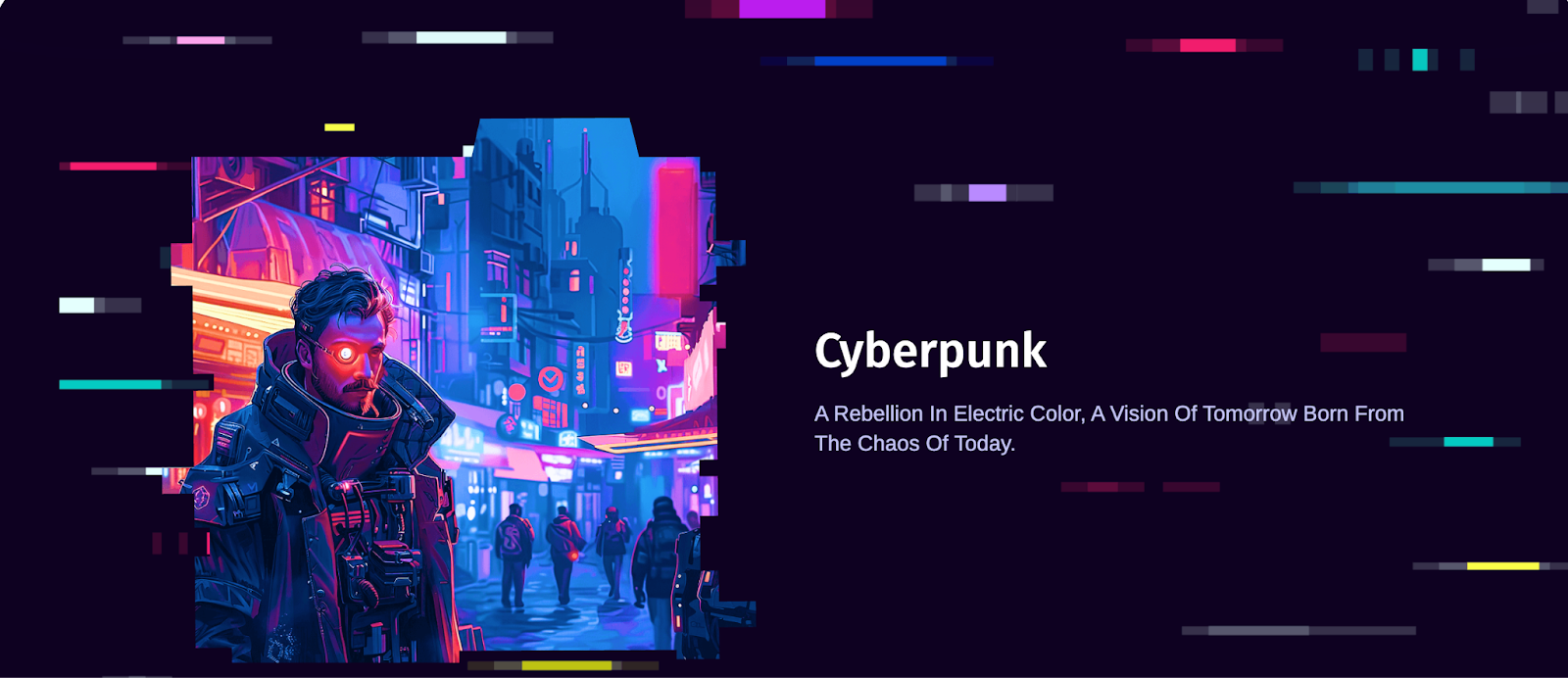 How to Mask And Morph Images in Elementor Website? 4 Cyberpunk masking effect