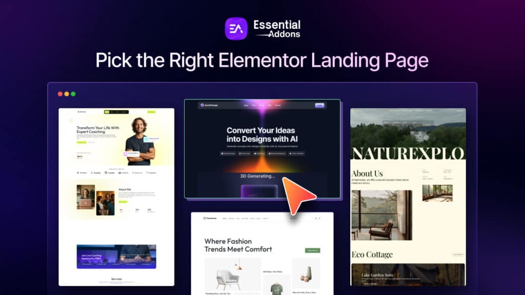 How to Pick the Right Elementor Landing Page Template for Your Business Goals
