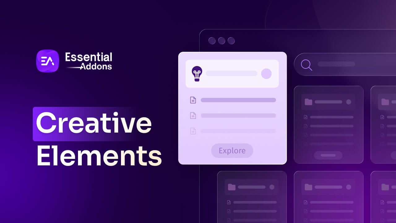 Creative Elements Archives | Essential Addons for Elementor