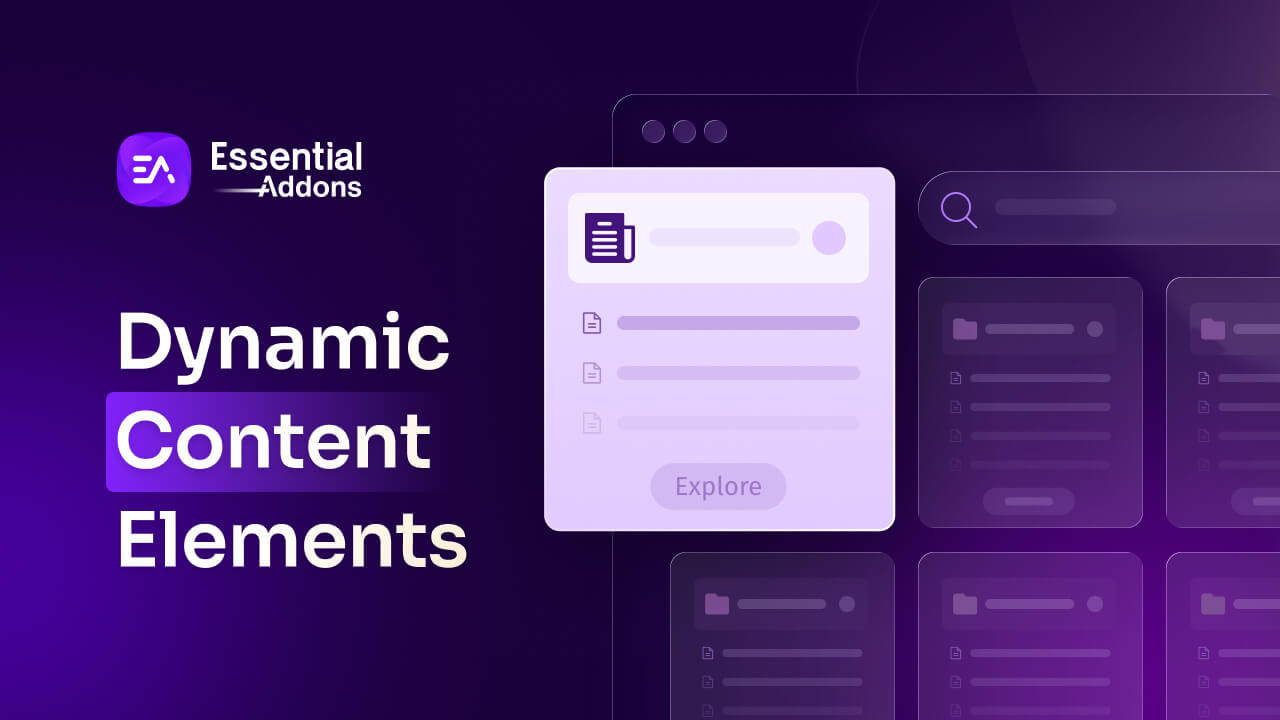 Dynamic Content Elements Archives | Essential Addons for Elementor