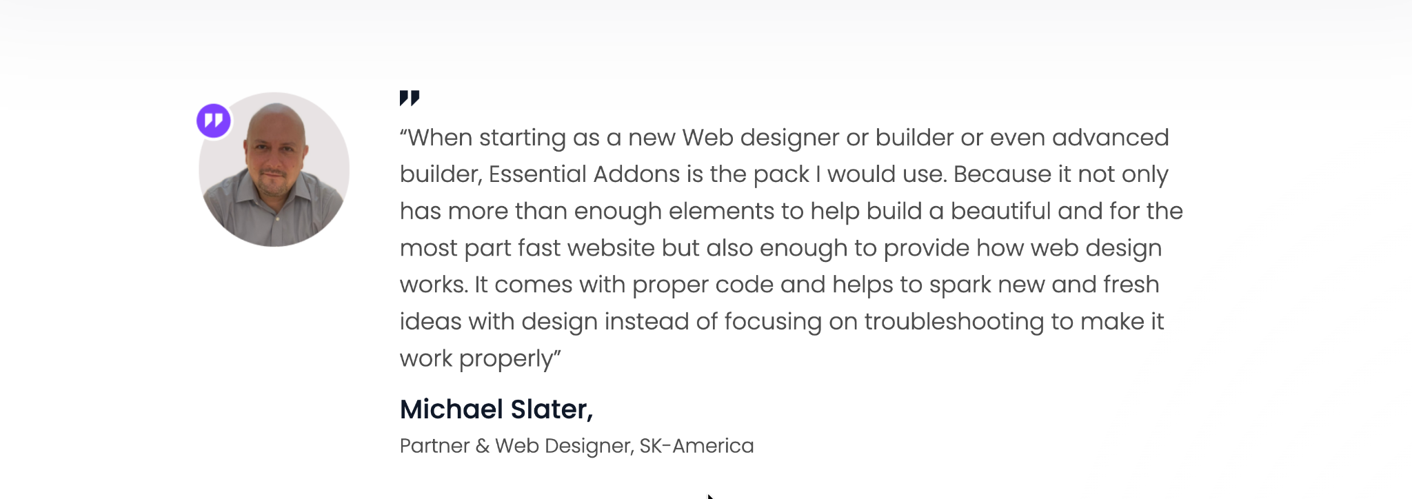 SK-America case study on Essential Addons