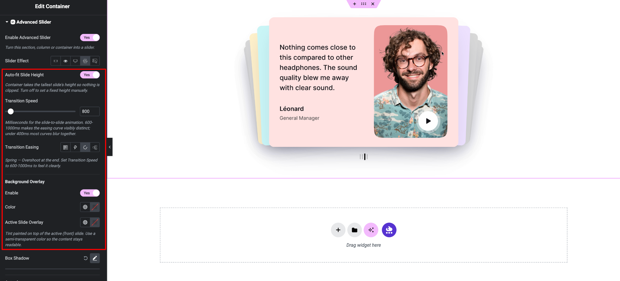 Customize EA Advanced Slider