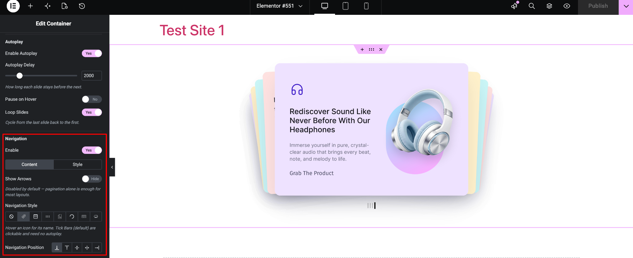 Customize EA Advanced Slider