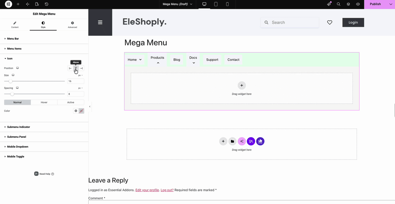 Style Item Icons