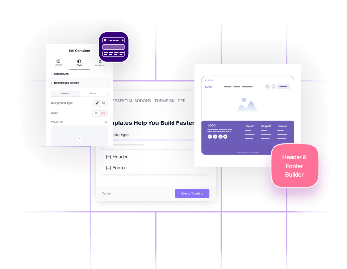 Header & Footer Builder 4