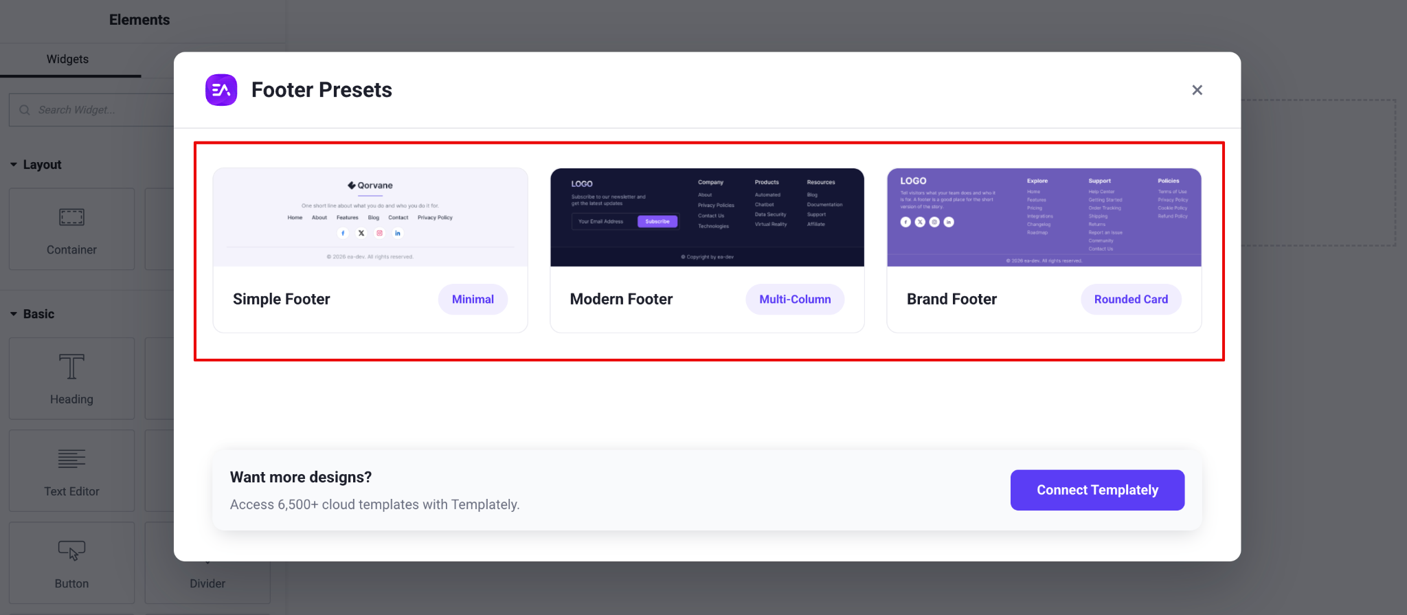 How to Use the EA Header & Footer Builder in Essential Addons