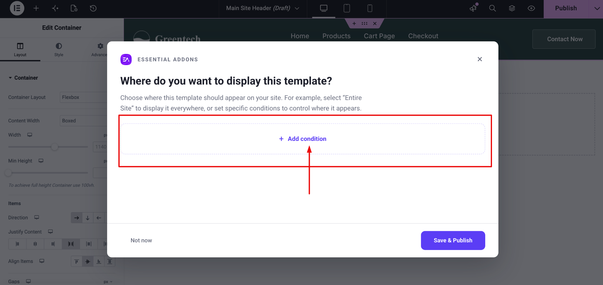 How to Use the EA Header & Footer Builder in Essential Addons