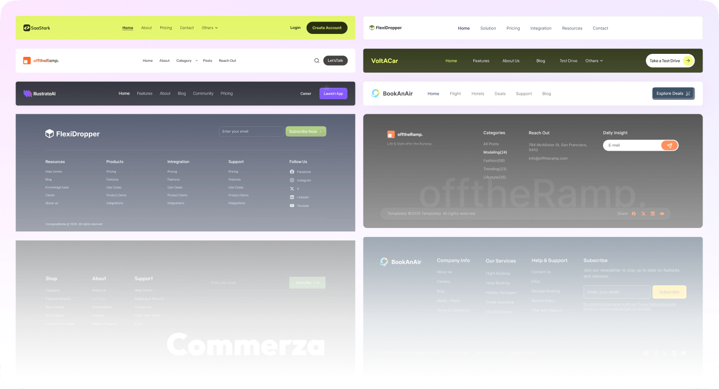 Header & Footer Builder 9