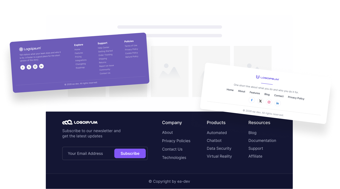 Header & Footer Builder 8